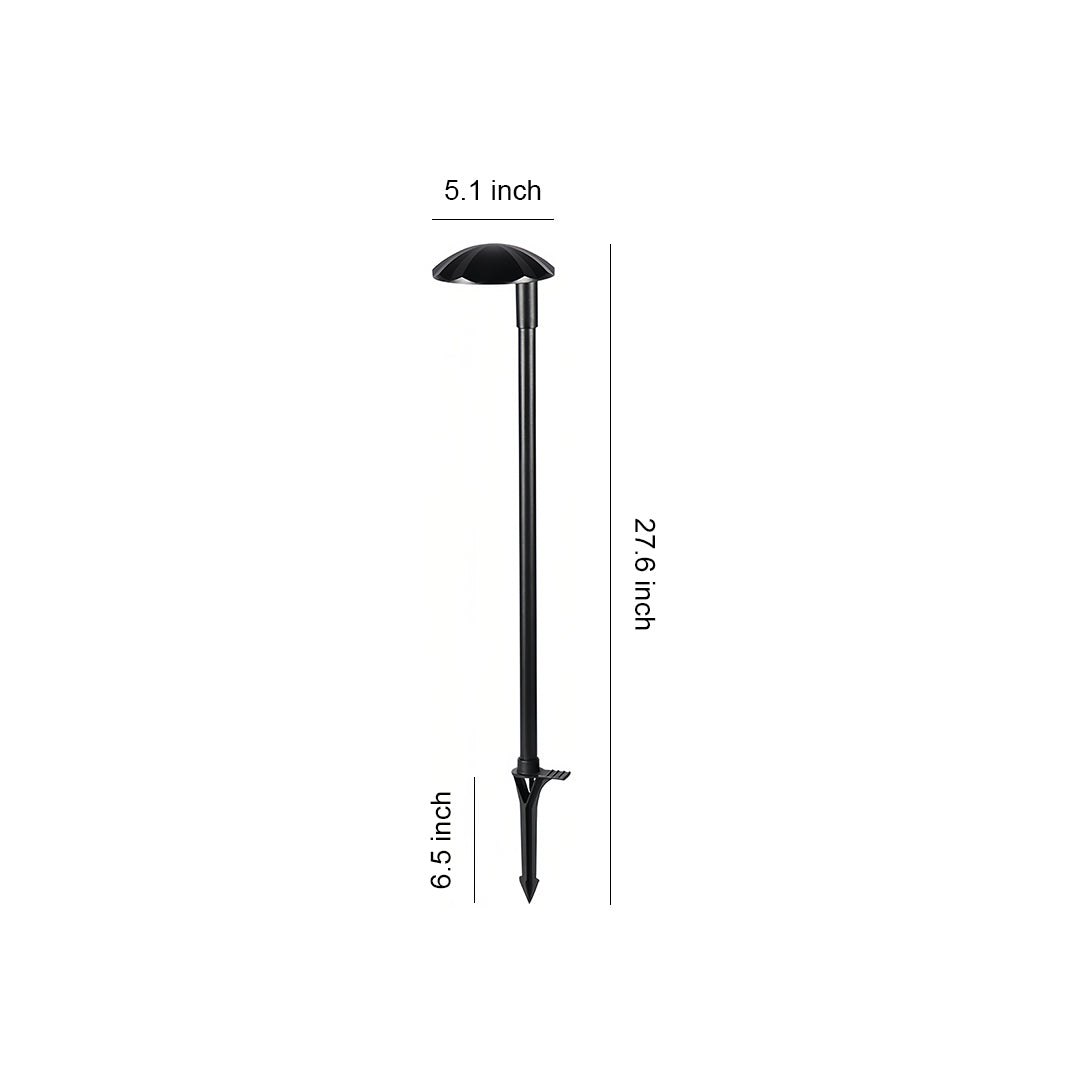 LED Outdoor Stake Lights - Stylish Waterproof Ground Lamps for Minimalist Gardens
