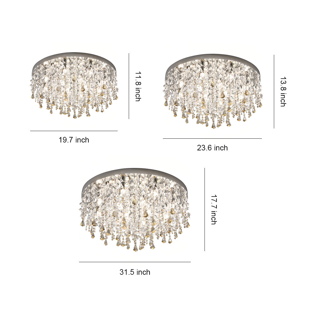 Unique Crystal Chandeliers - French Eye-Caring Ceiling Light