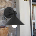 Conical Retro American Outdoor Waterproof Wall Sconce Light 

Illuminate your outdoor spaces with this stylish conical wall sconce. Designed in a classic American retro style, this waterproof lighting fixture is perfect for patios, gardens, and entryways.