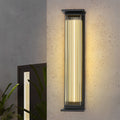 Creative Strip Waterproof Black Modern LED Wall Lamp Outdoor Lights