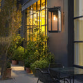 Waterproof Black Rectangular Outdoor Wall Lantern