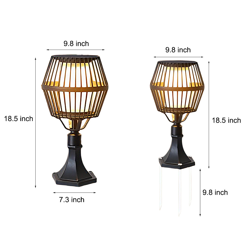 Modern Matte Black Solar Caged Lanterns - Stylish Outdoor Lighting

Illuminate your outdoor space with our modern matte black solar caged lanterns. Perfect for garden paths, patios, and decks, these energy-efficient lanterns provide a warm glow while enha