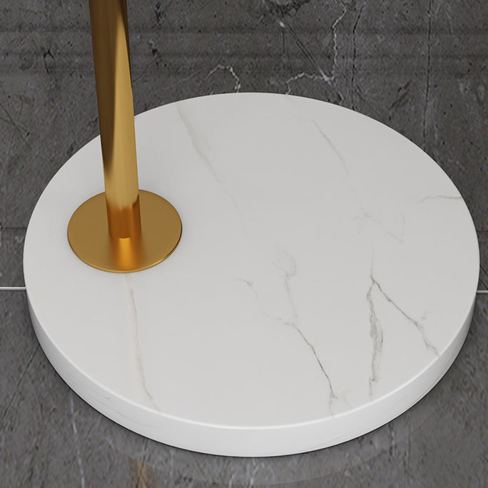 Modern Simplicity Pleated PVC Floor Lamp - 1-Light Standing Design for Living Room