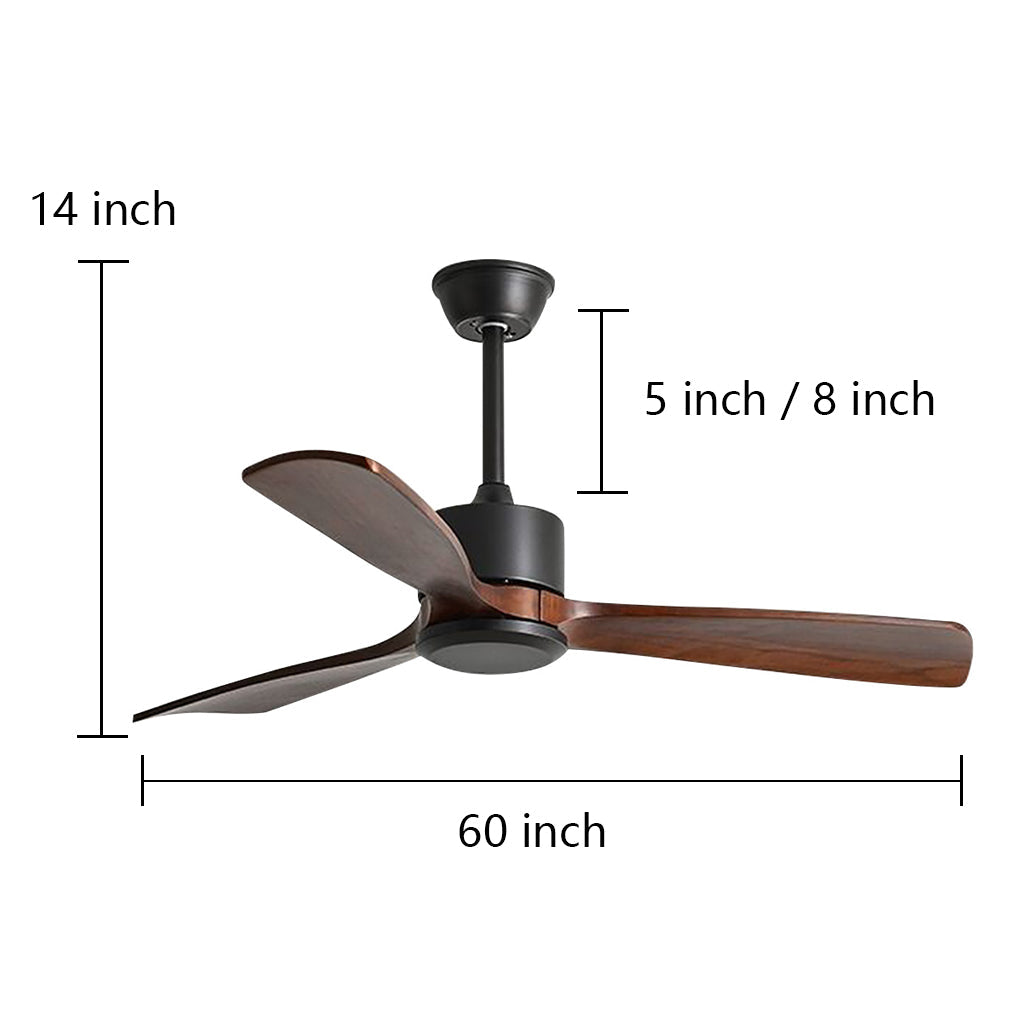 Frequency Control Remote Ceiling Fan – Mute with Adjustable Wind Speed