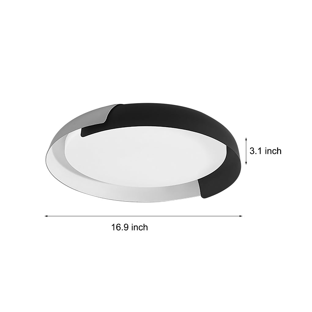 Minimalist LED Round Ceiling Light Dimmable for Bedroom