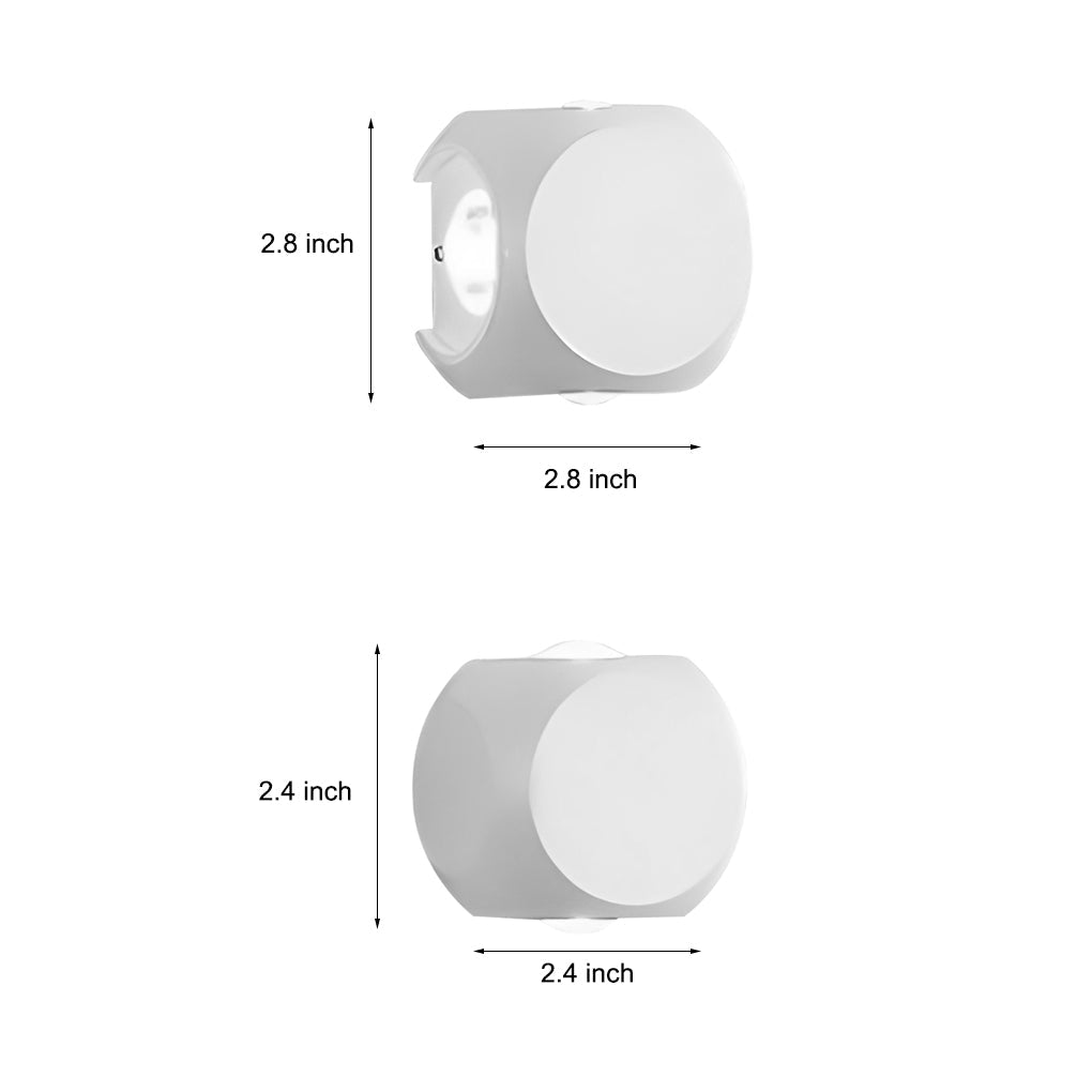 LED Up and Down Outdoor Wall Sconce Lighting