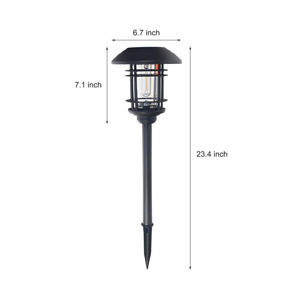 Durable Solar Outdoor Lights - Stainless Steel & Glass Waterproof Design
