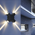 Modern Waterproof Black LED Wall Lamp - Starlight Decorative Lighting