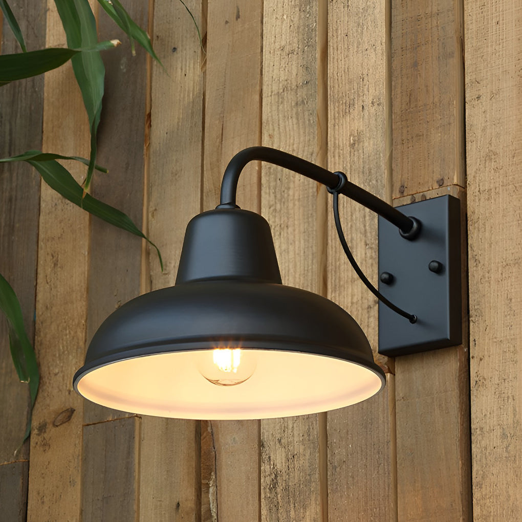 Vintage Trumpet LED Waterproof Outdoor Wall Light