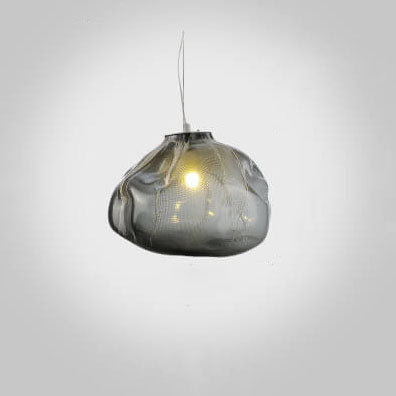 Modern Cloud Glass Pendant Light - 1-Light Suspension Lamp for Stylish Home Decor
