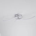 Simple Line Wave LED Ceiling Light - Semi-Flush Mount Light Fixture for Modern Home Decor