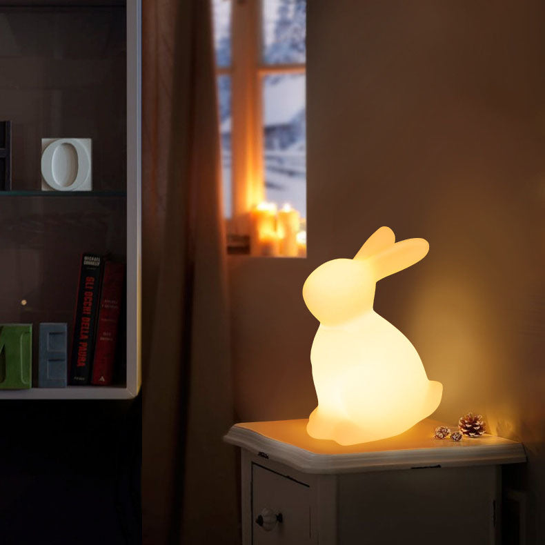 Contemporary LED Rabbit Table Lamp for Bedroom Ambiance