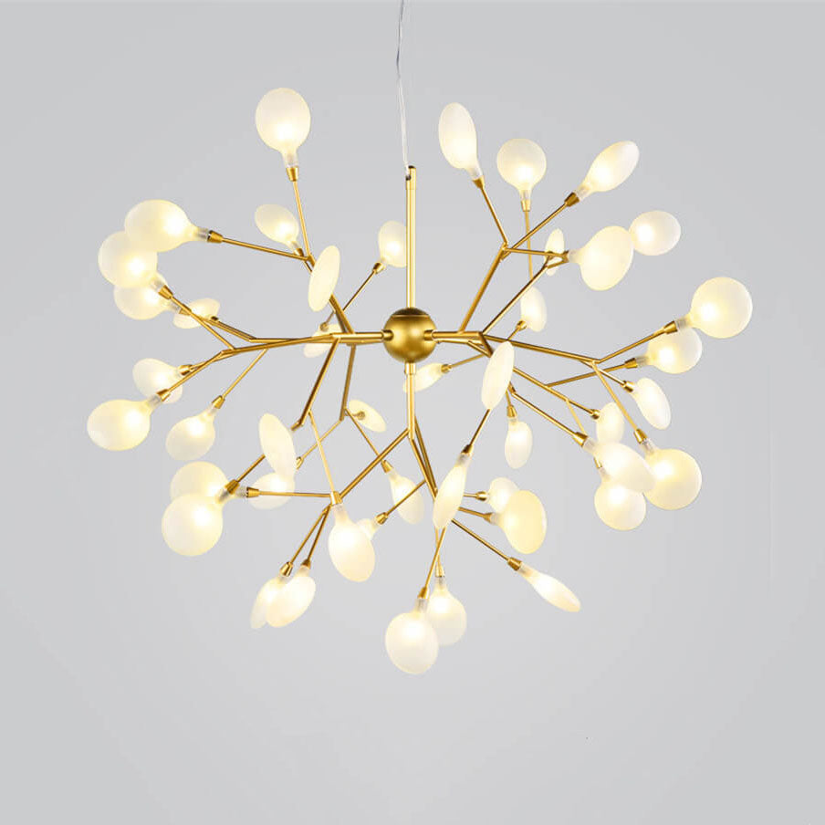Modern Metal 27/36 Light Fireflies LED Chandelier - Contemporary Lighting, Dimmable Fixtures, Stylish Home Decor, Energy-Efficient Design
