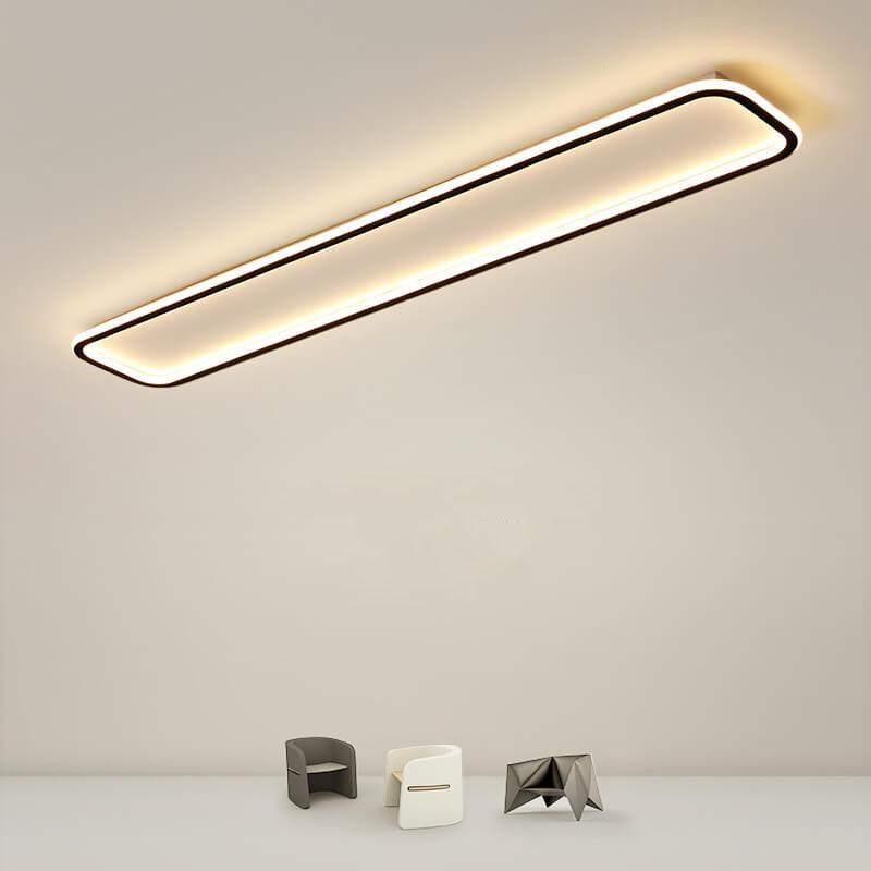 Minimalist 1-Light LED Flush Mount - Acrylic, 3 Color Changeable, Modern Ceiling Light