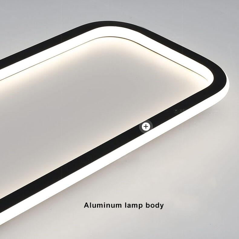 Minimalist 1-Light LED Flush Mount - Acrylic, 3 Color Changeable, Modern Ceiling Light