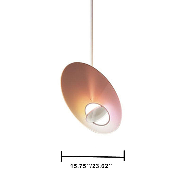 Galaxy Satellite Saturn LED Pendant Light - Artistic Acrylic Design, 1-Light Fixture for Modern Home Decor
