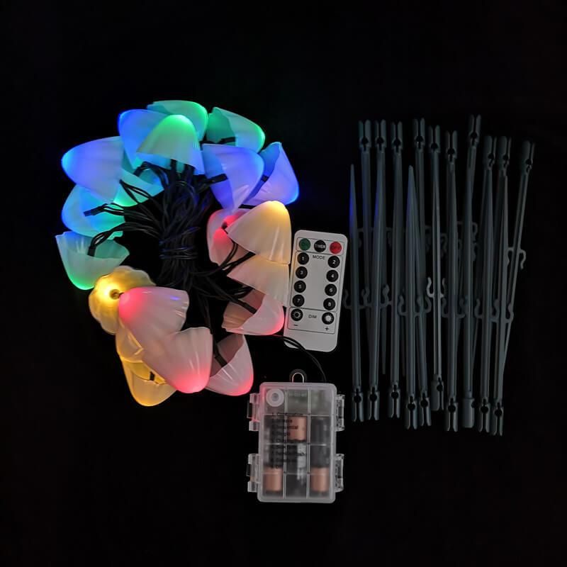 Contemporary Solar LED Mushroom String Lights for Outdoor Patio  

Illuminate your outdoor space with our contemporary solar LED mushroom string lights. Perfect for patios, gardens, and gatherings, these energy-efficient lights add a whimsical touch while