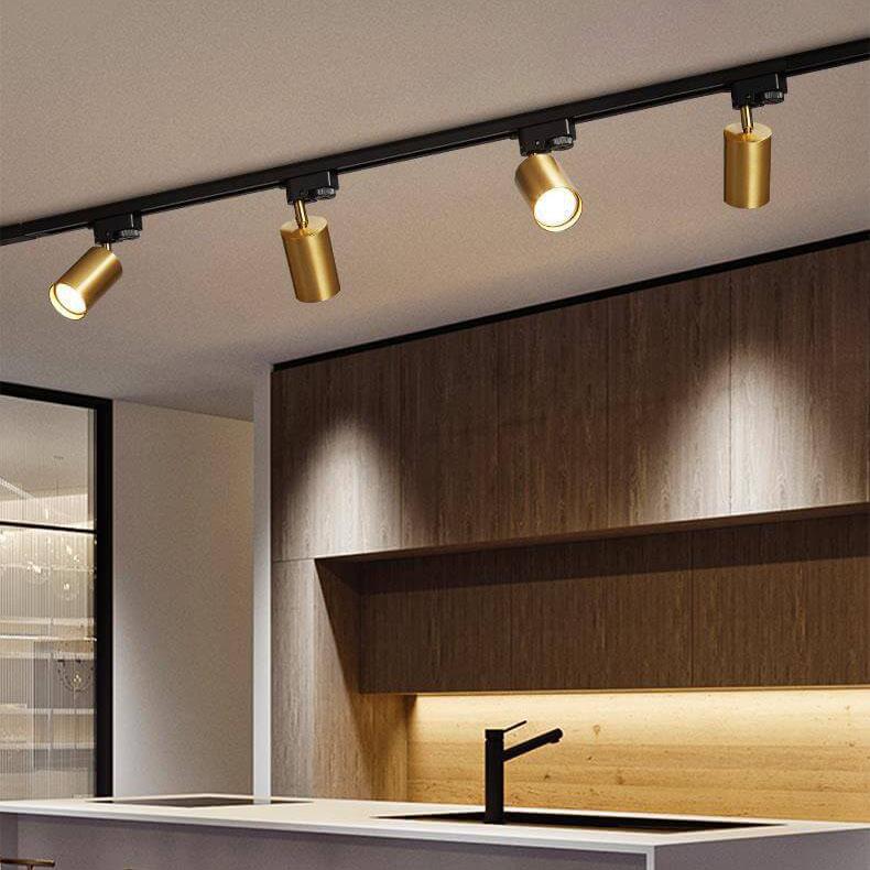 Modern Tubular Track LED Flush Mount Lighting - 3/4/5 Light Fixtures