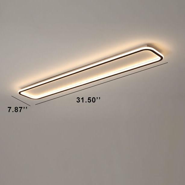 Minimalist 1-Light LED Flush Mount - Acrylic, 3 Color Changeable, Modern Ceiling Light