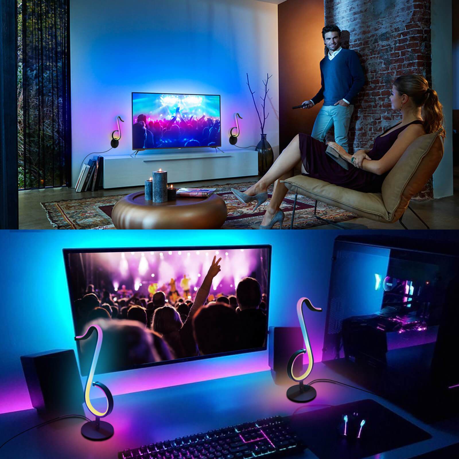 RGB USB Night Light Table Lamp - Creative LED Desk Lamp for Mood Lighting & Home Decor  

Illuminate your space with our modern RGB USB Night Light Table Lamp. This versatile LED desk lamp features adjustable color settings, perfect for creating the ideal