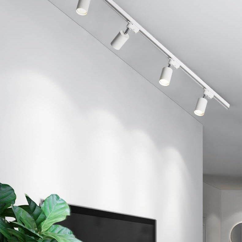 Modern Tubular Track LED Flush Mount Lighting - 3/4/5 Light Fixtures