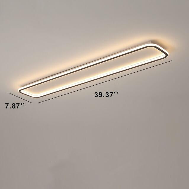 Minimalist 1-Light LED Flush Mount - Acrylic, 3 Color Changeable, Modern Ceiling Light