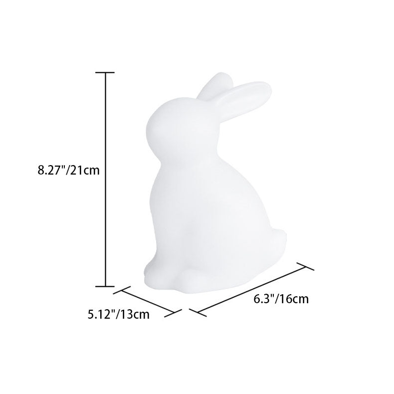 Contemporary Creative Rabbit LED Table Lamp for Bedroom, Cute Night Light for Kids, Modern Desk Decor, Stylish Bedroom Lighting, Unique Animal Design, Adjustable Brightness, Nursery Accessories, Home Decor Lighting