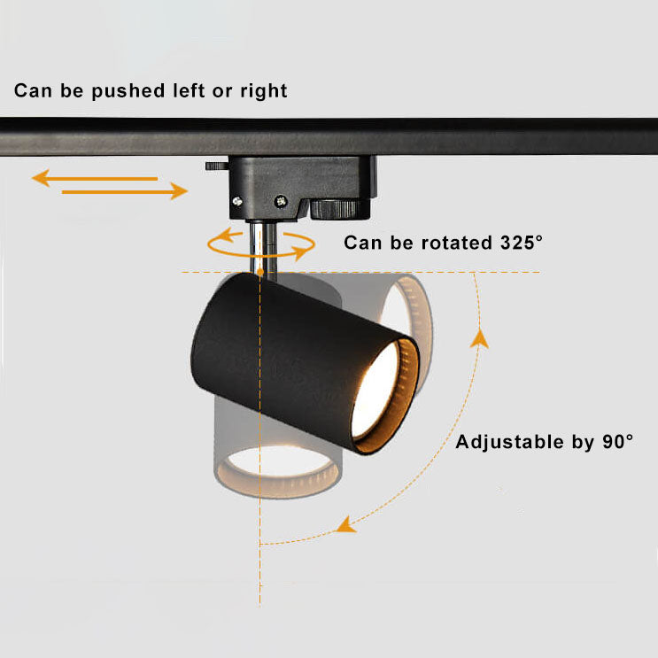 Modern Tubular Track Lighting - 3/4/5 Light LED Flush Mount Fixture