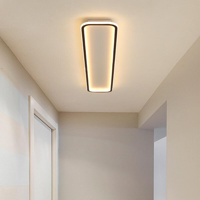 Minimalist 1-Light LED Flush Mount - Acrylic, 3 Color Changeable, Modern Ceiling Light