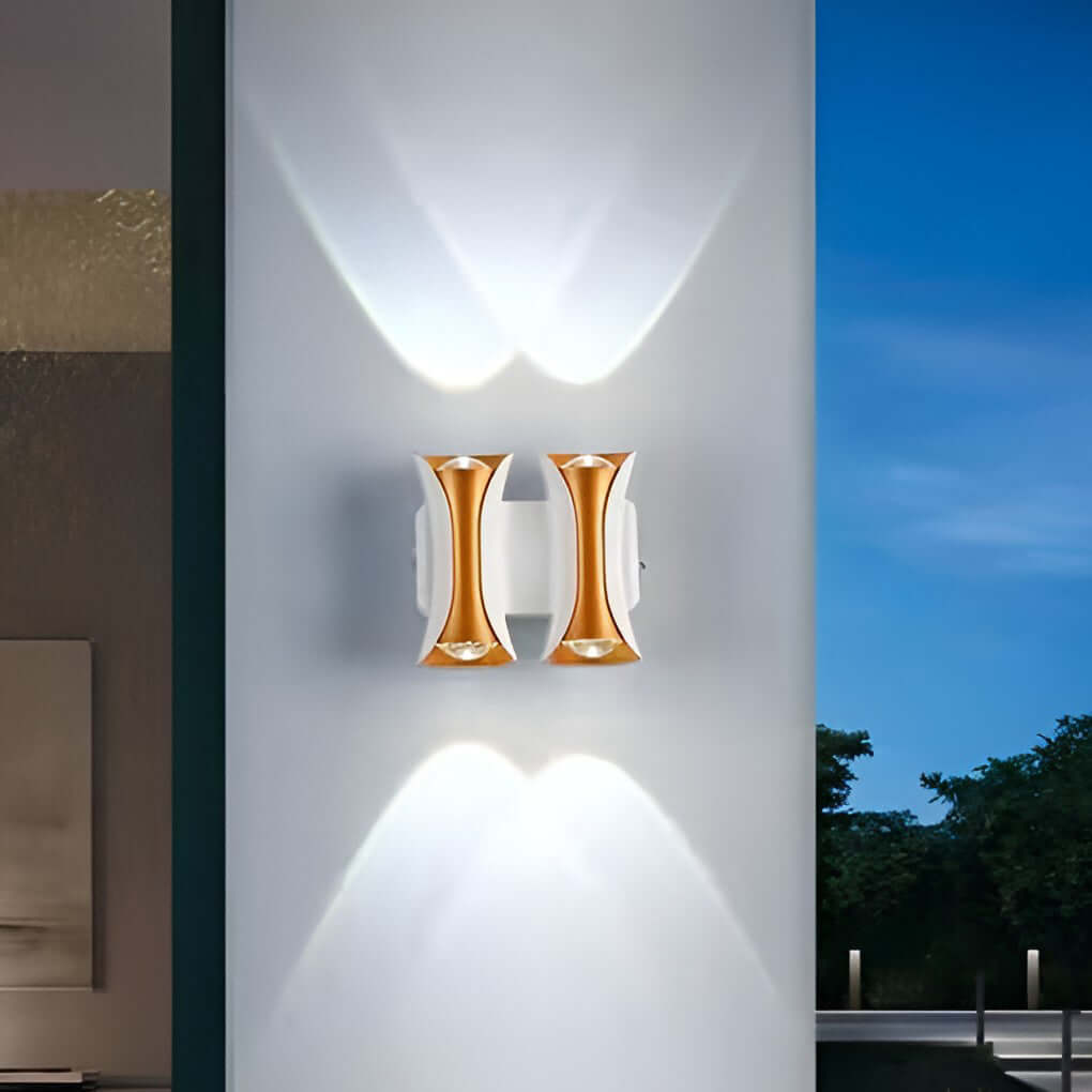 Waterproof Modern LED Up and Down Outdoor Wall Sconce Lighting