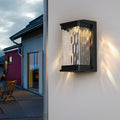 Waterproof Modern Black Outdoor LED Wall Sconce Lighting