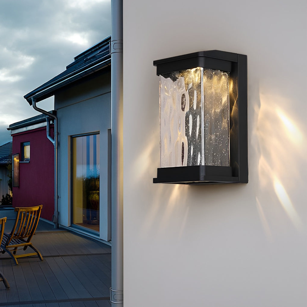 Waterproof Modern Black Outdoor LED Wall Sconce Lighting