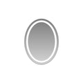 LED Oval Bathroom Lighted Vanity Mirror Multifunctional with Dimmable Touch Lighting, Anti-Fog, Backlit Makeup Mirror, Wall-Mounted Illuminated Vanity Mirror for Home and Salon Use