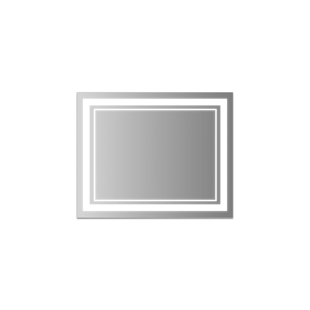 Bathroom Vanity Mirror with Lights Smart LED Anti-Fog Light, Illuminated Mirror with Touch Sensor, Adjustable Brightness, Demisting Feature, Contemporary Design, Makeup Mirror for Dressing Room, Wall-Mounted Mirror, Modern Bathroom Accessories, Energy-Eff