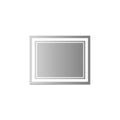 Bathroom Vanity Mirror with Lights Smart LED Anti-Fog Light, Illuminated Mirror with Touch Sensor, Adjustable Brightness, Demisting Feature, Contemporary Design, Makeup Mirror for Dressing Room, Wall-Mounted Mirror, Modern Bathroom Accessories, Energy-Eff