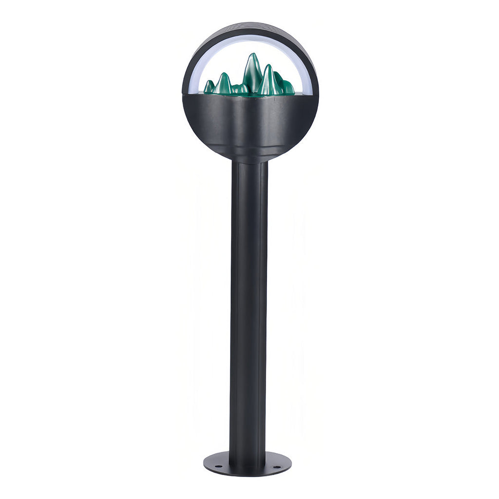 Modern Frosted Globe Waterproof Garden Pathway Light – Stylish Outdoor Illumination for Pathways and Landscapes