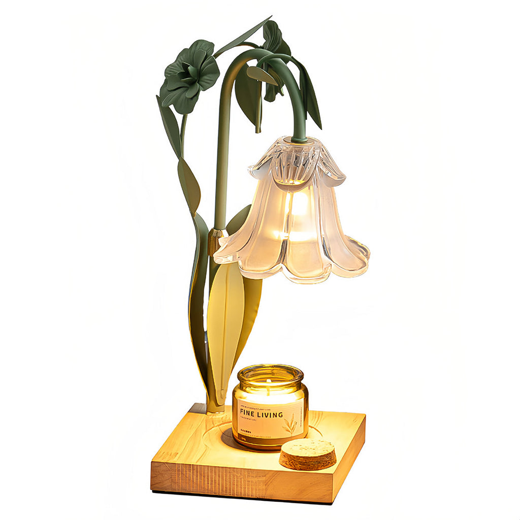 Melt Table Lamp - Elegant Fireless Scented Flower Night Light