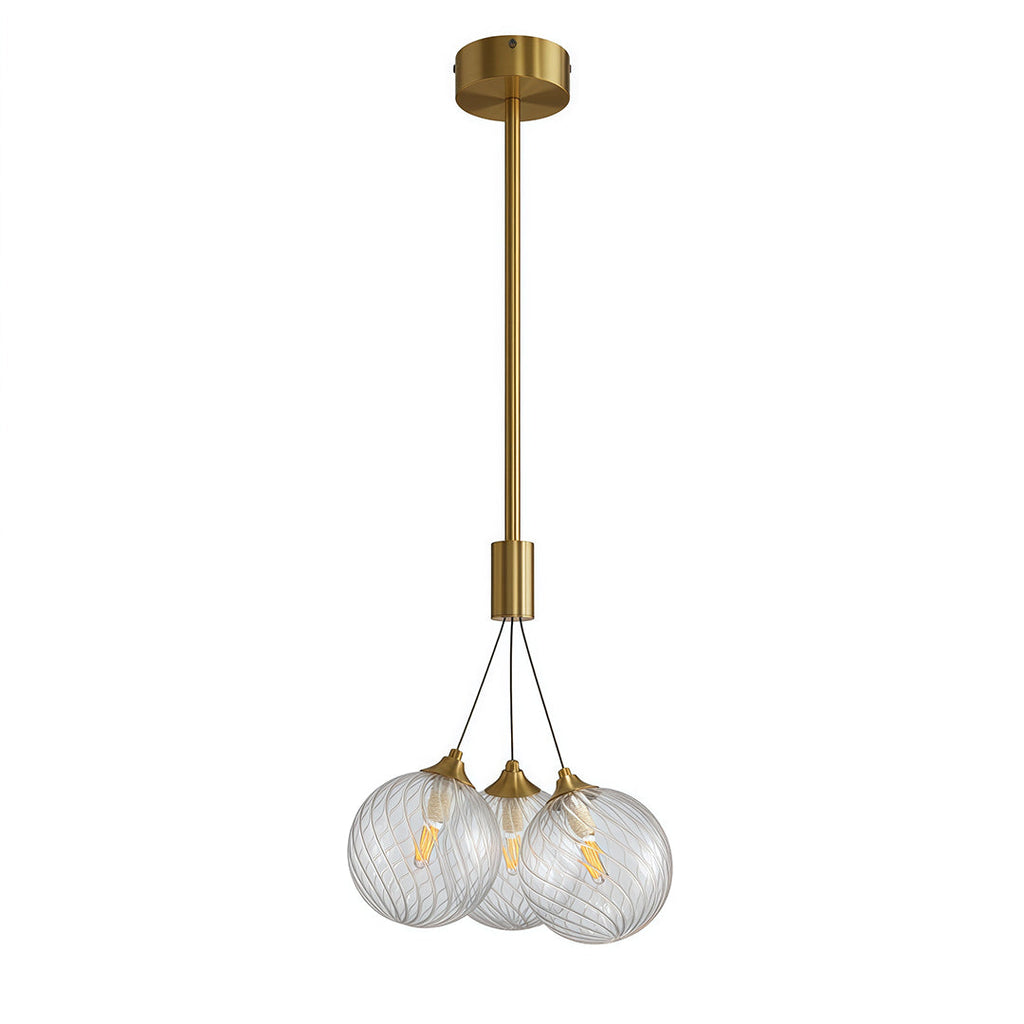 Modern Bubble Chandelier Minimalist Copper Ceiling Light