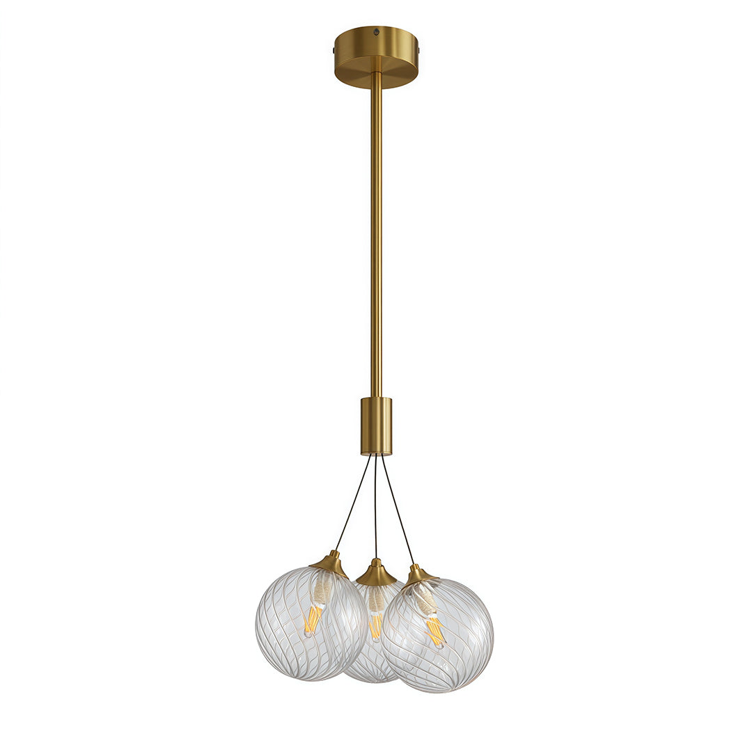 Modern Bubble Chandelier Minimalist Copper Ceiling Light