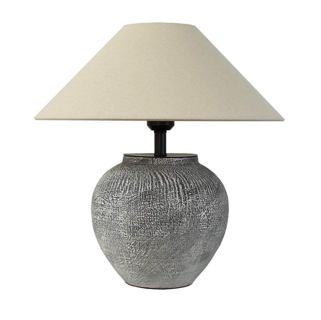 Ceramic Wabi-Sabi Table Lamp - Stylish Bedside Light Decor