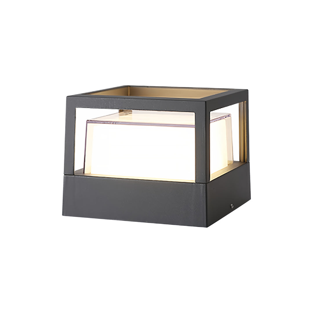 Square Pillar Outdoor Double-Layer Light-Blocking Lamp