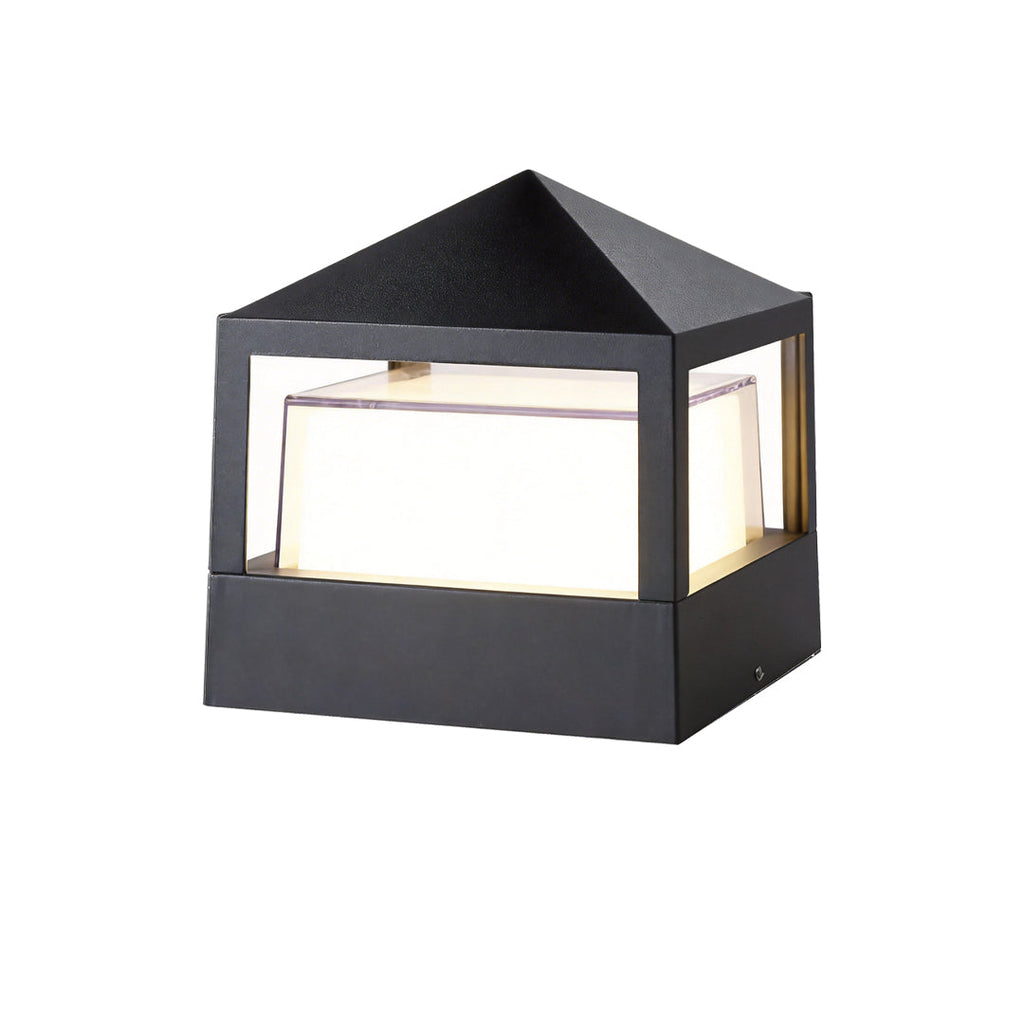 Square Pillar Outdoor Double-Layer Light-Blocking Lamp