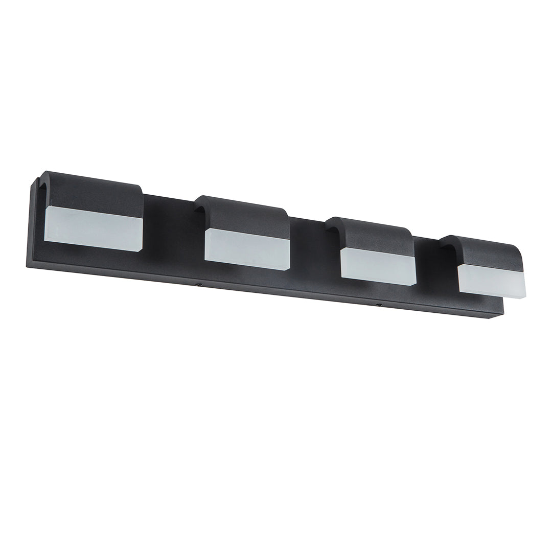 Black Vanity Lighting for Bathroom Makeup Mirror Light, Modern LED Wall Sconce, Dimmable Cosmetic Light Fixture, Stylish Glam Room Lighting, Adjustable Brightness, Easy Install for Home Decor, Contemporary Bathroom Accessories, Elegant Makeup Station Ligh