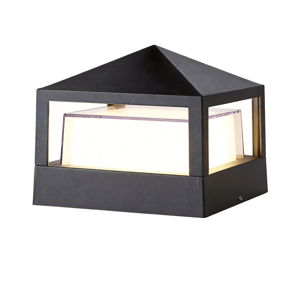 Square Pillar Outdoor Double-Layer Light-Blocking Lamp