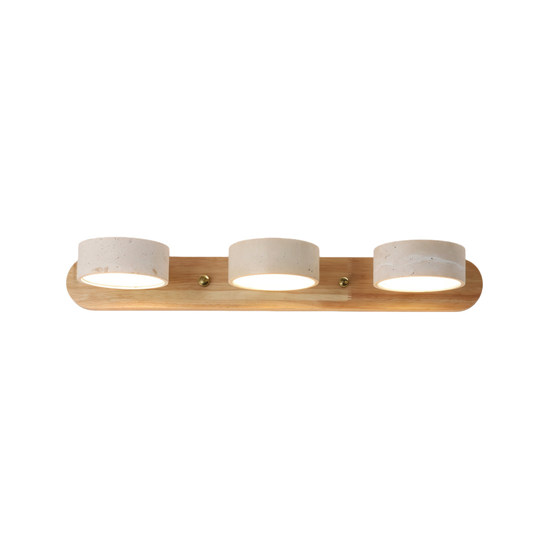 Vanity Bar Light Sconce Japanese Vintage Travertine LED Light, Wall Sconce Lighting, Bathroom Vanity Fixtures, Decorative LED Wall Lamp, Retro Japanese Home Decor, Rustic Travertine Lighting, Modern Vintage Wall Light, Energy Efficient LED Vanity Sconce,