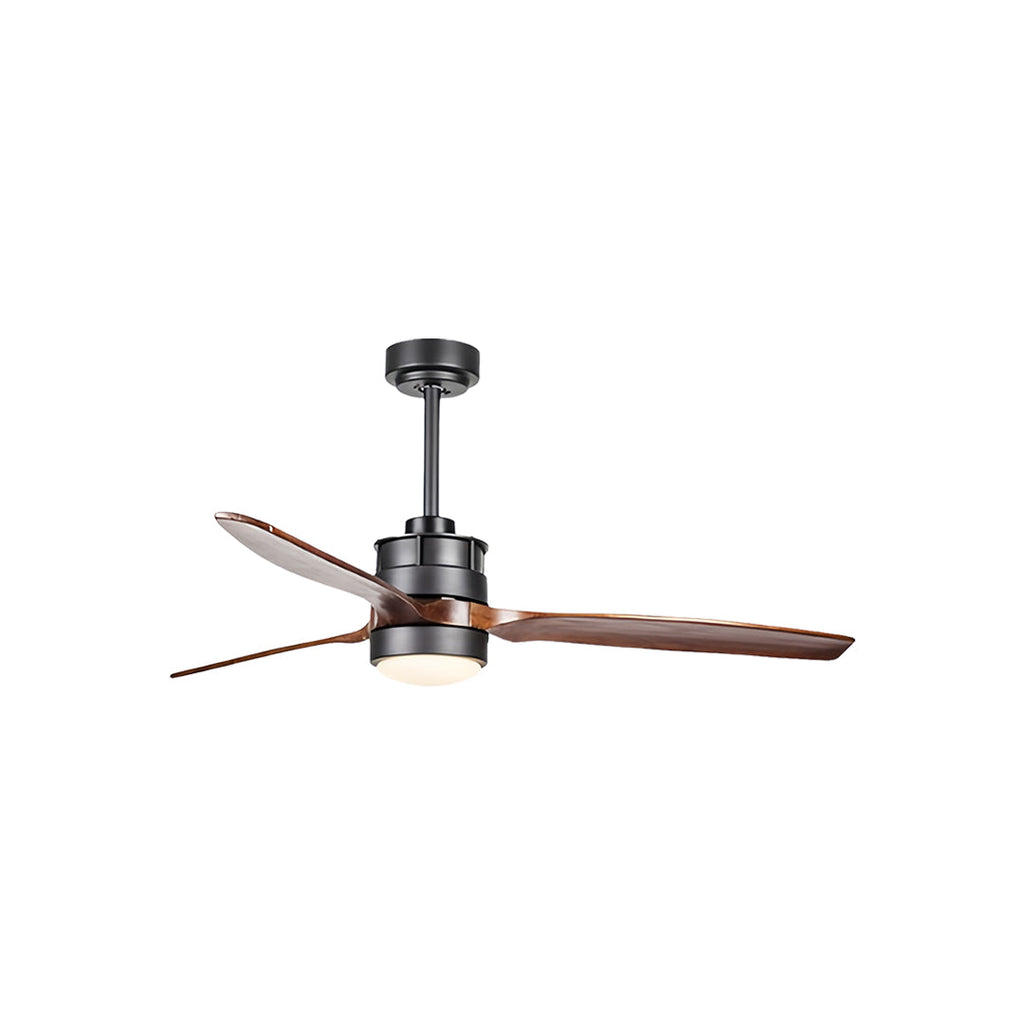 Contemporary LED Ceiling Fan with Remote Control and Light