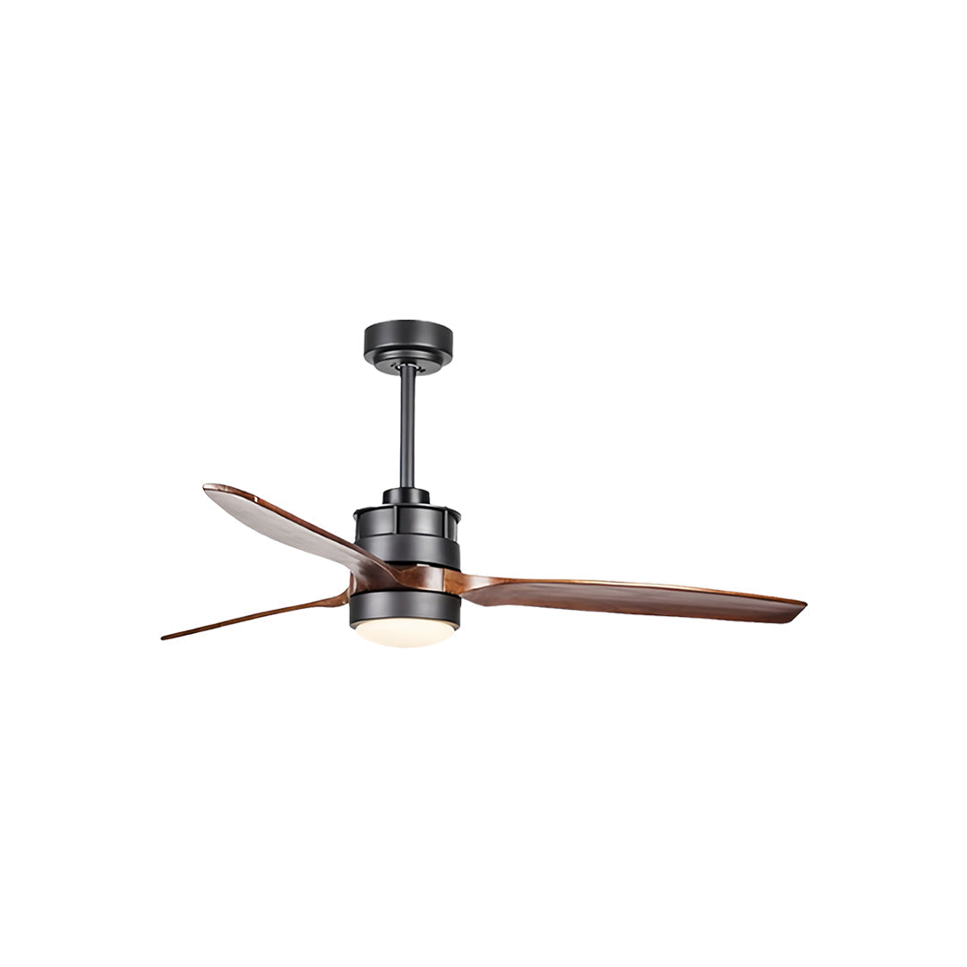 Contemporary LED Ceiling Fan with Remote Control and Light