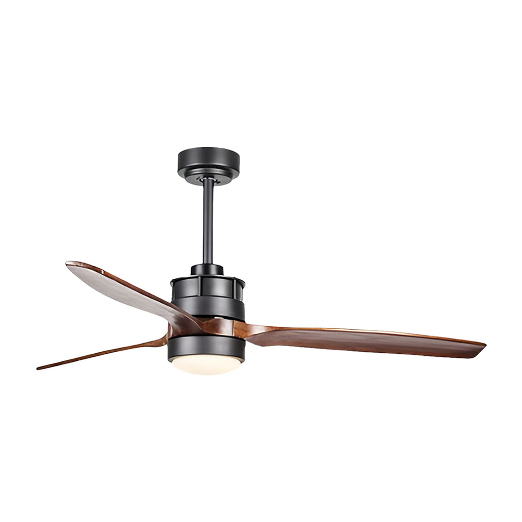 Contemporary LED Ceiling Fan with Remote Control and Light