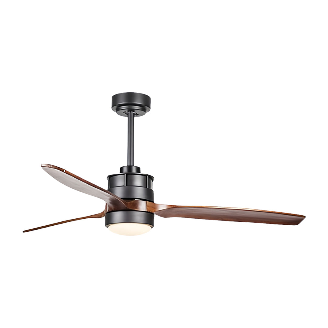Contemporary LED Ceiling Fan with Remote Control and Light