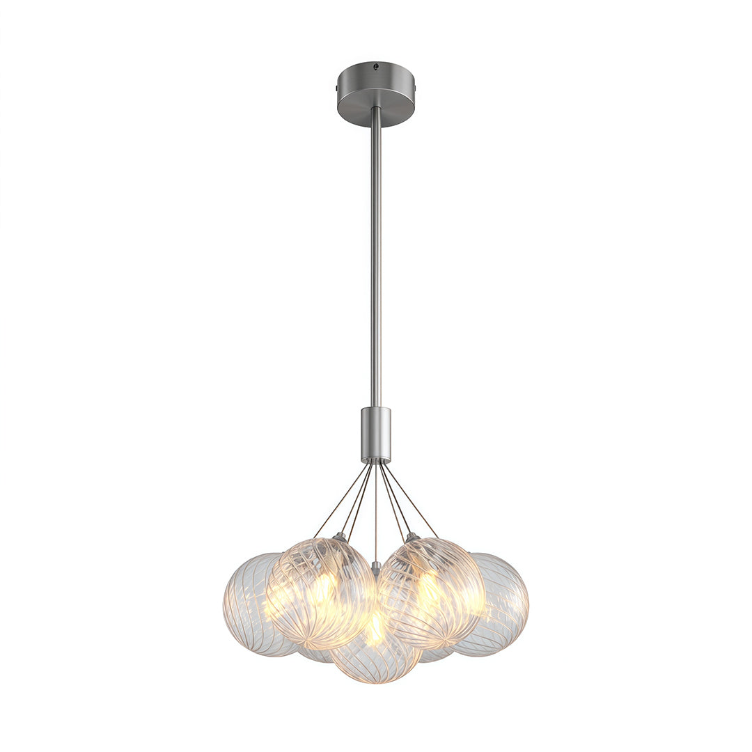 Modern Bubble Chandelier Minimalist Copper Ceiling Light